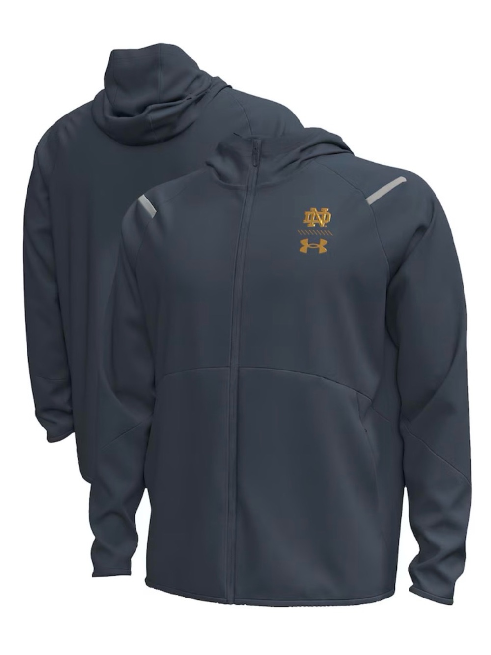 NWT Men's Under Armour Notre Dame Fighting Irish 2024 Shamrock Series Full-Zip